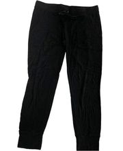 Joie  Pants Womens Large Tendra Caviar Black Drawstring Jogger Lounge Comfy Knit