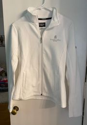 White Terranea Zip Up Jacket