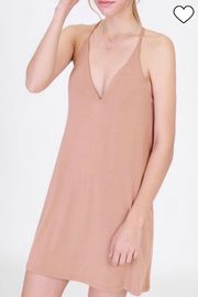 MAUVE SHIFT TANK DRESS - Casual shift