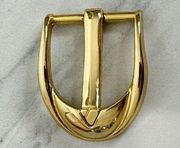 Liz Claiborne Vintage 1995 Gold Tone Simple Basic Belt Buckle