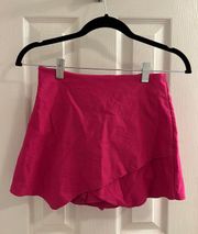 Hot Pink Envelope Skort 