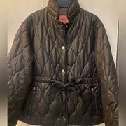 NY black quilted winter jacket in Small NWT