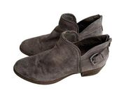 Carlos by Carlos Santana Cayenne Suede Taupe Heeled Booties. Size 9