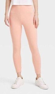 High Waisted Everyday Active 7/8 Leggings - A New Day nwt coral