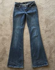 LONDONJEAN SIZE 6 BLUE BOOT CUT JEANS