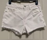 Talula White Denim Shorts