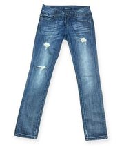 Vigoss Studio |  The Thompson Rolled Skinny Distressed Jeans |  26