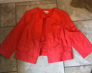 Liz Claiborne Coral blazer never worn