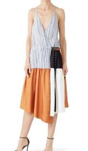 Tibi Multicolor Colorblock Camille Dress Size 4 US $695