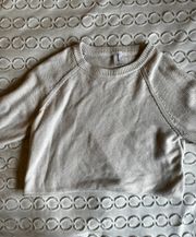 Cropped Cream Sweater