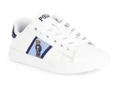 Quilton Bear Sneakers - White/Blue - US3//EU34