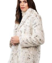 NWT! Raga Snow Leopard Faux Fur Jacket - Size 2X