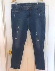 Old navy rockstar distressed jeans