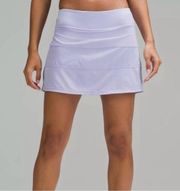 Lululemon Pace Rival Mid-Rise Tennis Running Skirt Size 6 Regular in Periwinkle
