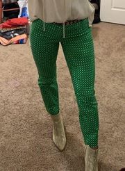 Gap  green patterned dress pants