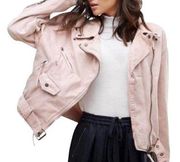 Free People NWT  Rose Motto Denim Jacket