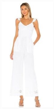 LPA Gaston Jumpsuit in White