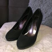 MAURICES Black Platform Heels Size 9.5