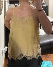 Yellow  Tank Lace