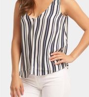 TART COLLECTIONS NWT Sleeveless Stripe Blue Top XS