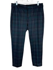 Liverpool Trousers Pants Plaid Black Green High Rise Women’s 12P Petite