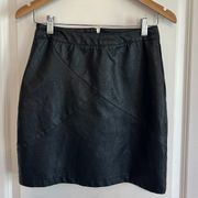 Zeagoo Faux Leather Skirt