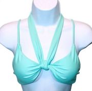 NWOT Turquoise Wrap Bikini Top M HP 7/20!