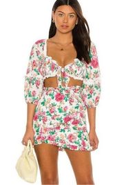 Becca Floral Tie Top & Skirt Set