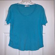 3/$20 Bright Blue Light Weight Cotton Tee