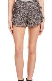 NWT BCBGenerarion Silk Ruffle Shorts women size