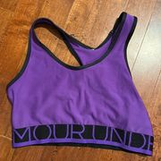 UA PURPLE SPORTS BRA-tags removed size small