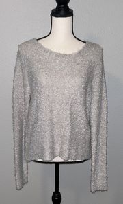 Grey Fall Cozy Lounge Sweater Size Medium