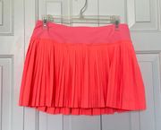 Coral Tennis Skirt