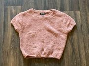 Missguided Brown Fuzzy Top