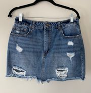 Mini Jean Skirt Size 30/Women’s 12