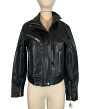 BlankNYC Faux Leather Moto Biker Jacket Size Medium NWT