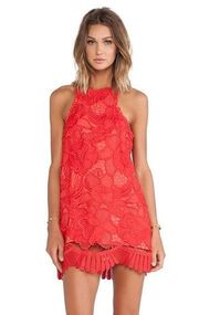 Lovers + Friends Caspian Shift Dress in Coral