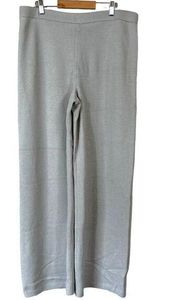 St John Santana Knit Wide Leg High Waist Trousers