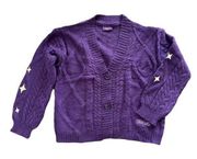 Taylor Swift Purple Star Speak Now Cardigan Size XS/Small