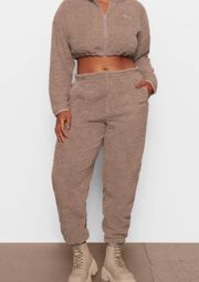 NWT Skins Teddy Joggers Desert Small