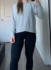 Grey Crewneck Sweatshirt Pullover