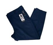NWT Liverpool Kelsey Trouser Pant in Night Sky Blue Ankle Crop Plus Size 24W