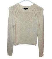 Weekend Max Mara Crewneck Knit Sweater in Cream Size Small