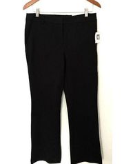 NWT Anne Klein Black Stretchy Trousers Dressy Dress Pants Sz 6