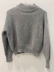 Gray Turtleneck Sweater xs