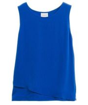 Chico's Double-Layer Tank Cobalt Blue Size Small
