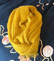 Yellow infinity scarfs