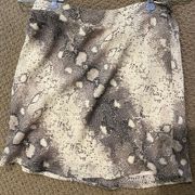 Snake skin wild honey skirt