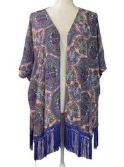 VS fringe cover up XS/S