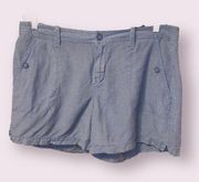 Calvin Klein Linen Blend Shorts - size 12